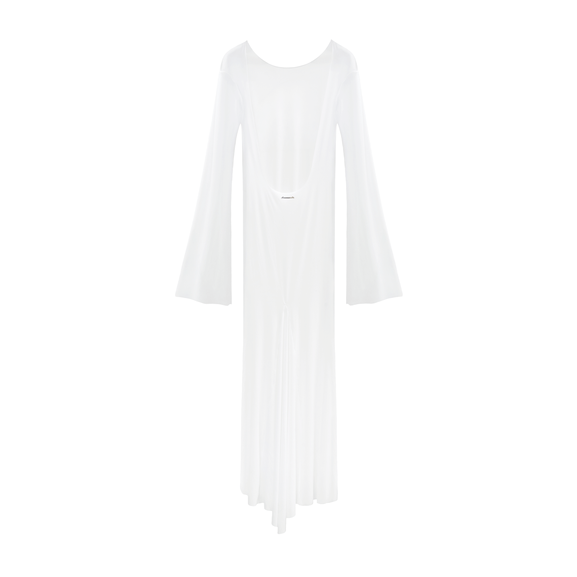 Ciclone Long Dress White