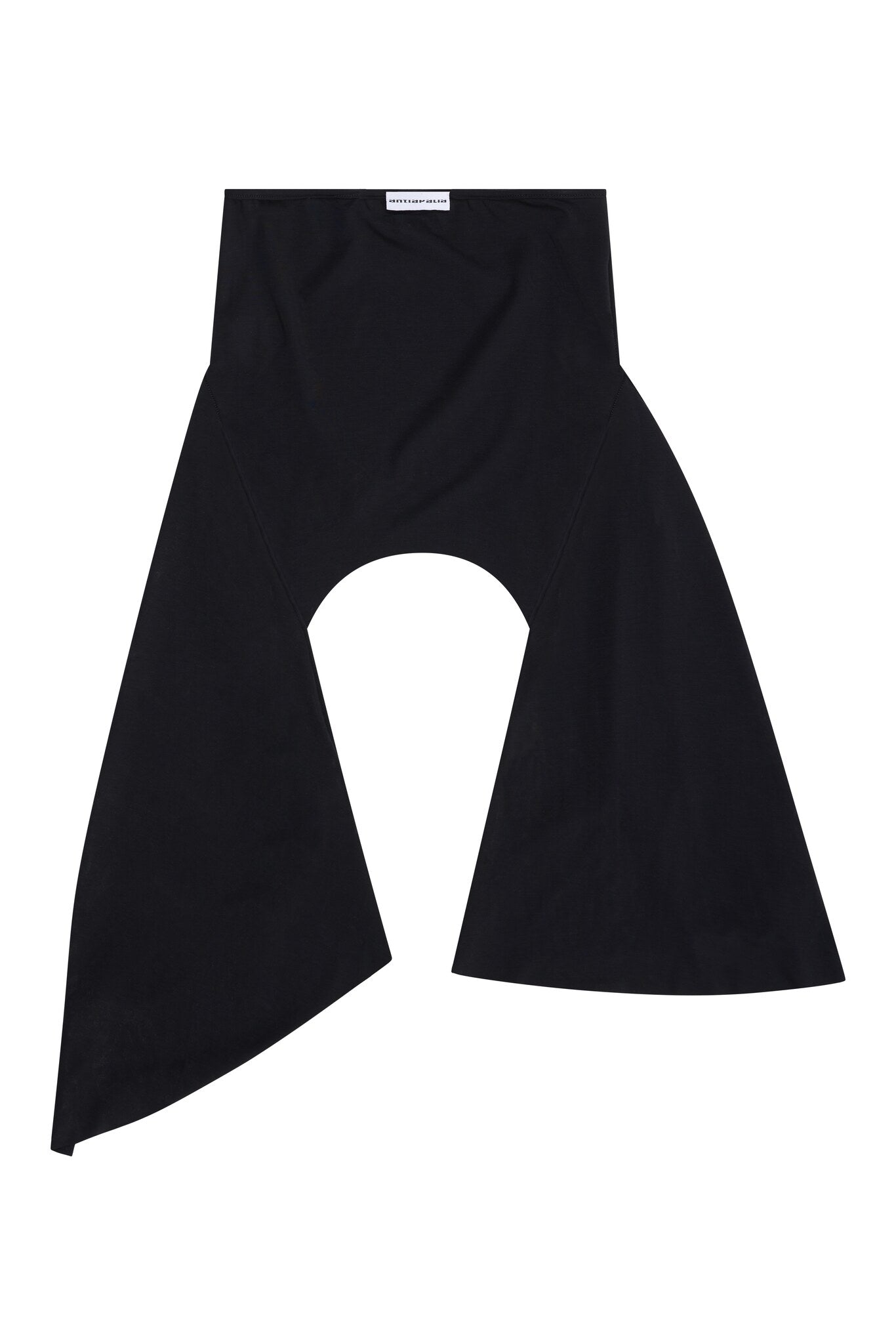 V BACK MINI SKIRT BLACK