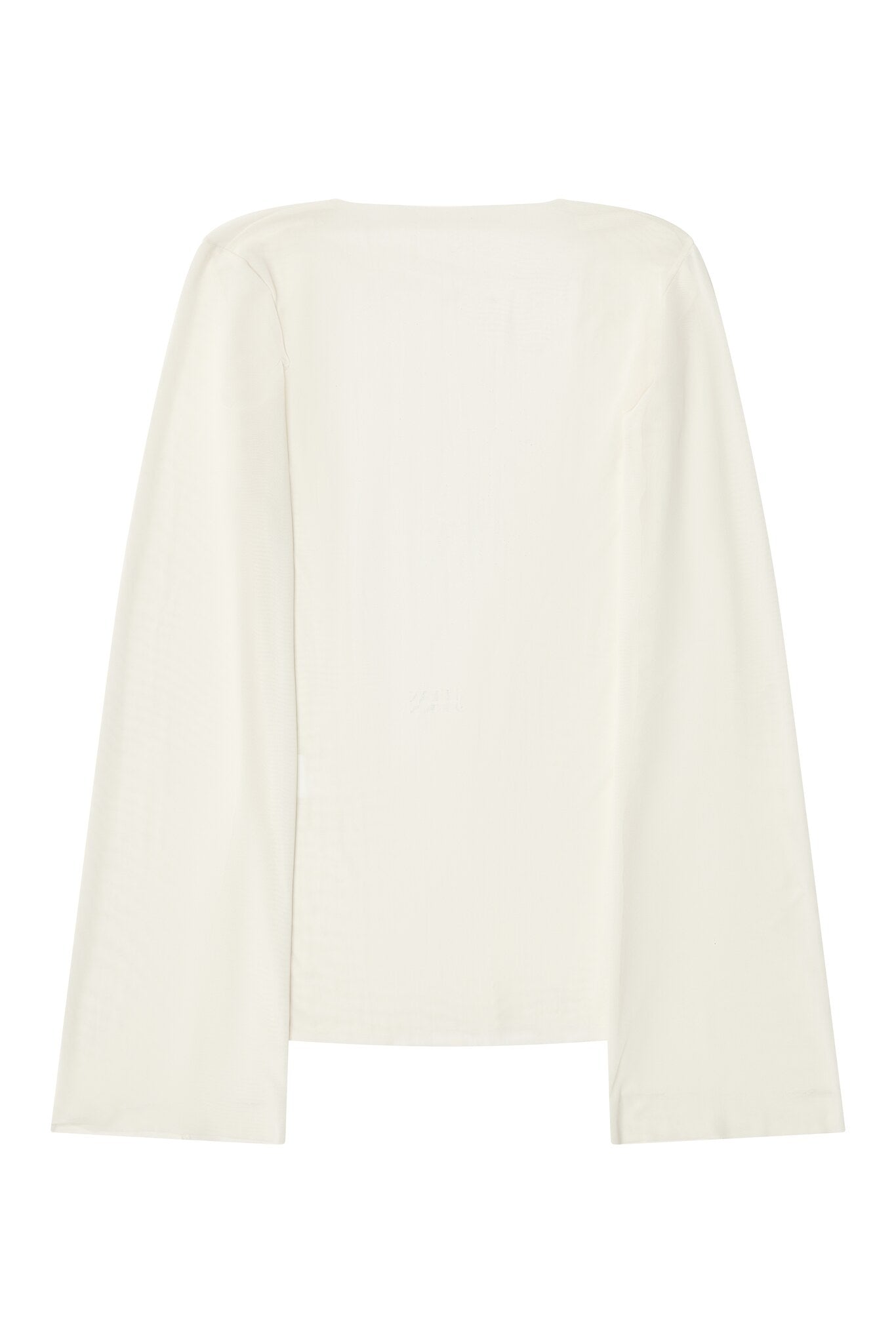 TOP V BACK WHITE SEMI TRANSPARENT