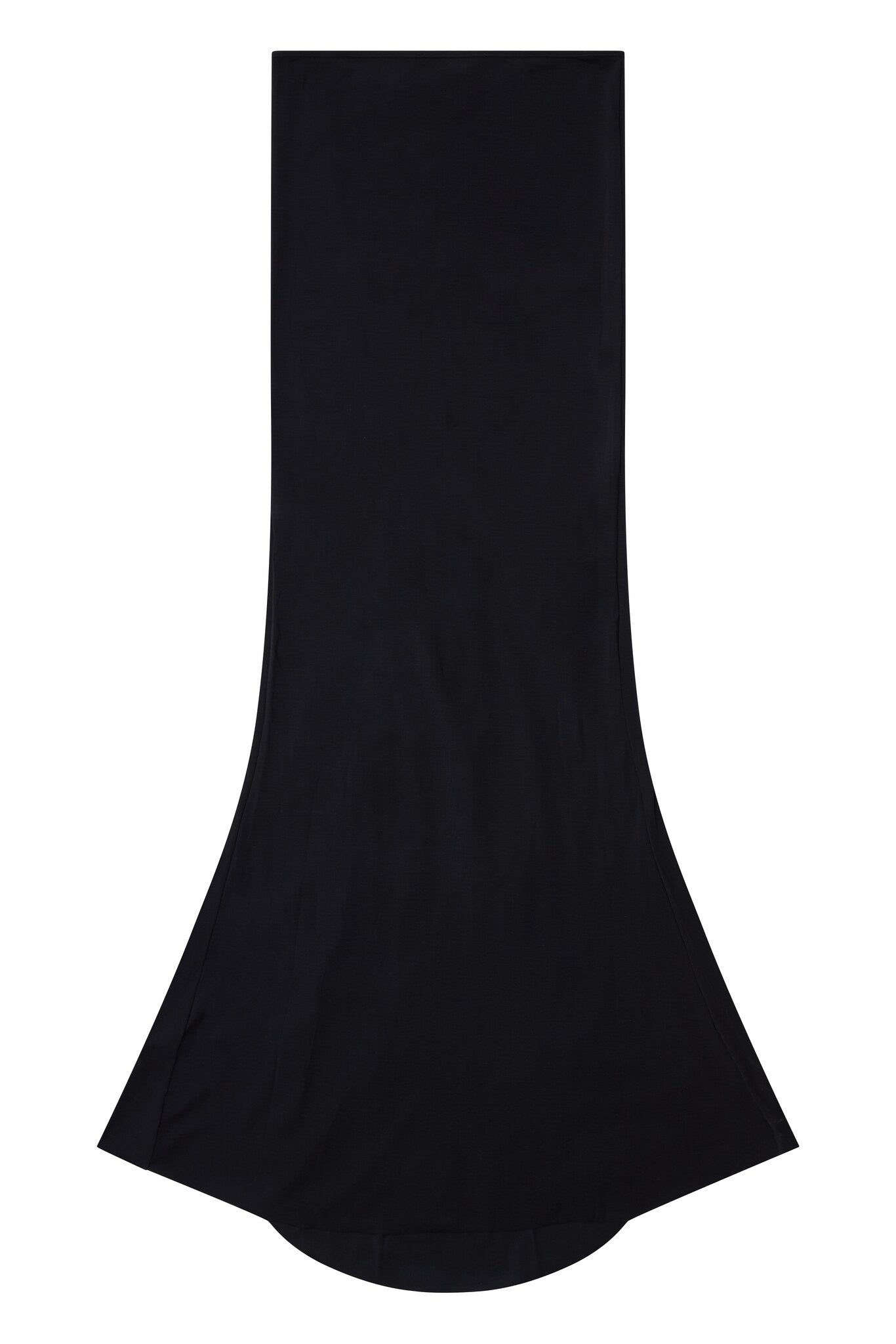 V BACK SKIRT BLACK