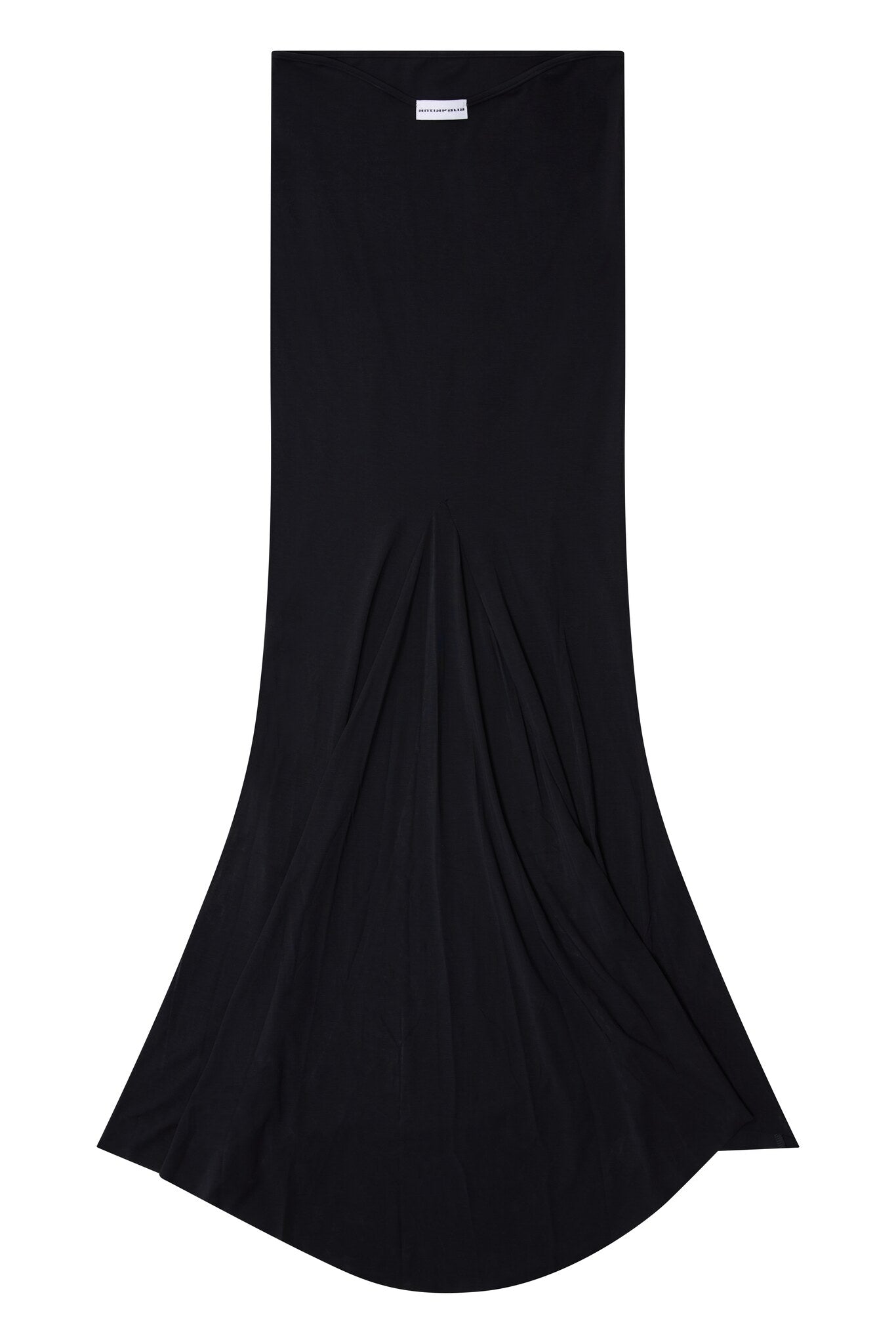 V BACK SKIRT BLACK