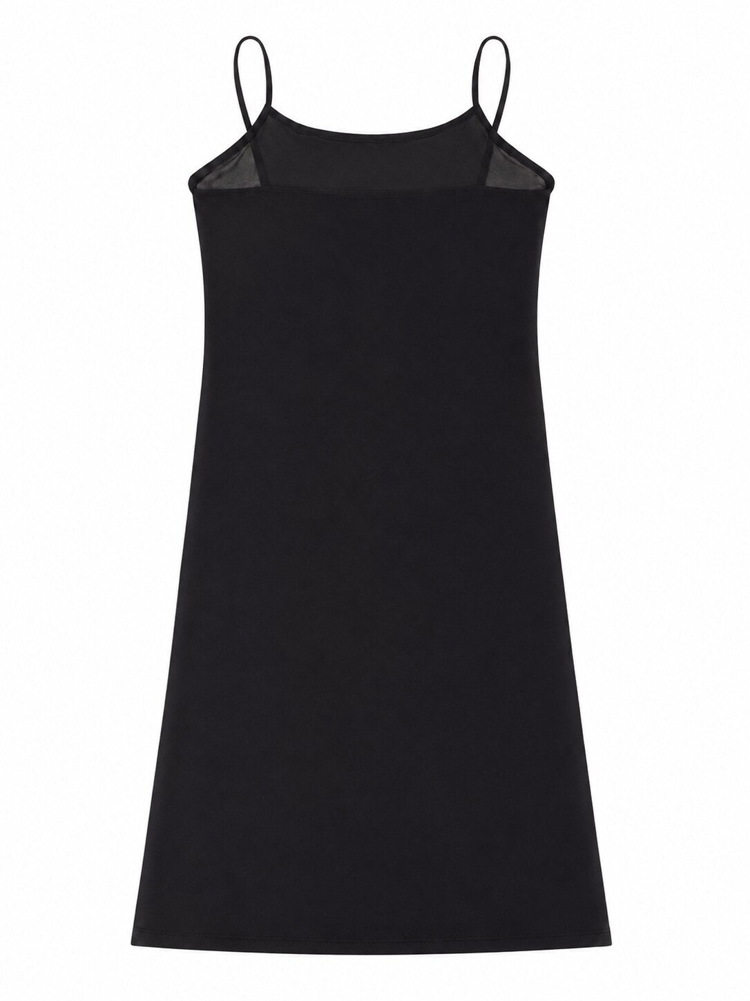 TANK TOP BLACK SEMI TRANSPARENT